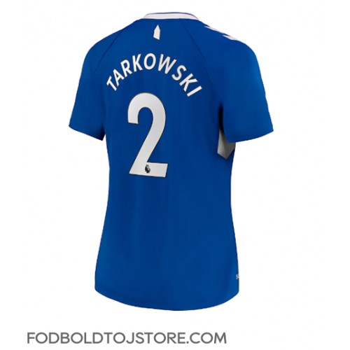 Everton James Tarkowski #2 Hjemmebanetrøje Dame 2022-23 Kortærmet